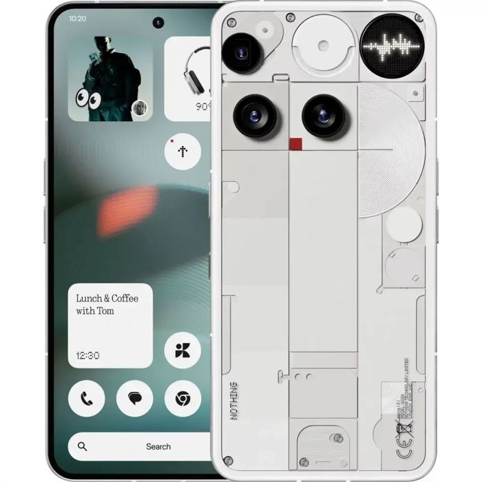 Смартфон Nothing Phone (3) 5G 6.67" 12/256ГБ, 2SIM, 5150мА•год, білий