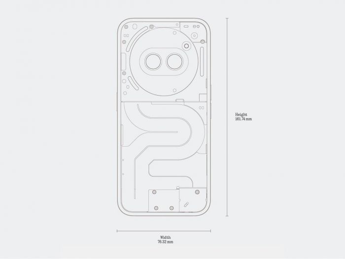 Смартфон Nothing Phone (2a) 6.7" 8/128ГБ, 2SIM, 5000мА•год, чорний