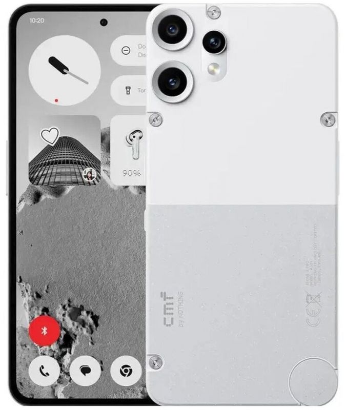 Смартфон CMF by Nothing Phone 2 Pro 5G 6.77" 8/128ГБ, 2SIM, 5000мА•год, білий