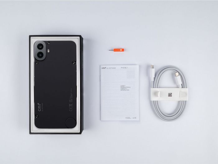 Смартфон CMF by Nothing Phone 1 6.67" 8/128ГБ, 2SIM, 5000мА•год, чорний