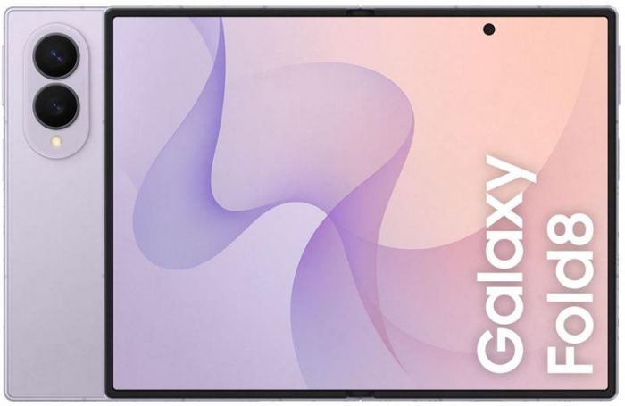 Смартфон Samsung Galaxy Fold 8 5G (F971) 7.6"/5.5" 12/512ГБ, 1SIM, 4800мА•год, лавандовий