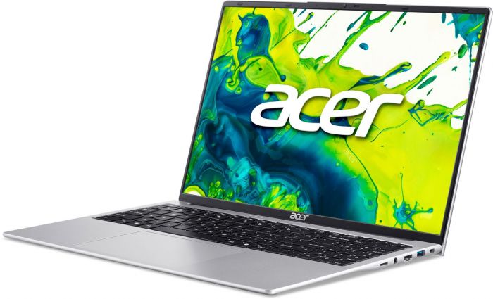 Ноутбук Acer Aspire Lite AL16-54P 16" WUXGA IPS, Intel i3-1315U, 16GB, F512GB, UMA, Lin, сріблястий