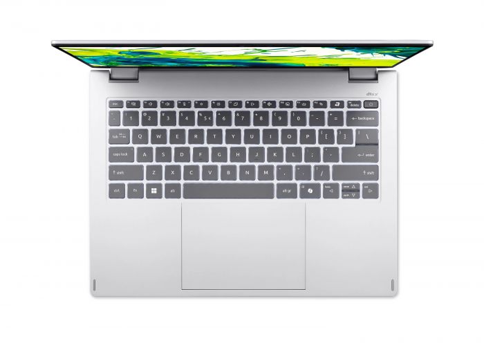 Ноутбук Acer Swift Spin 14 AI SFSP14-I51T 14" WUXGA IPS Touch, Intel U7-355, 16GB, F512GB, UMA, Win11, сріблястий