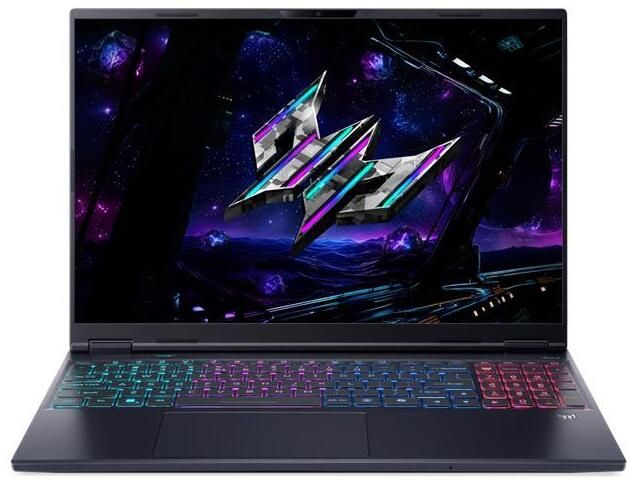 Ноутбук Acer Predator Helios Neo 16 AI PHN16-I71 16" WQXGA IPS, Intel U7-270HX, 32GB, F1TB, NVD5070-8, Lin, чорний
