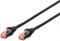 Патч-корд DIGITUS CAT 6 S-FTP, 2м, AWG 27/7, LSZH, чорний