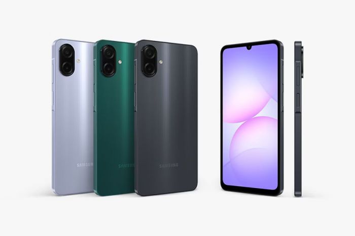 Смартфон Samsung Galaxy A07s (A077) 6.7" 4/128ГБ, 2SIM, 5000мА•год, фіолетовий світлий