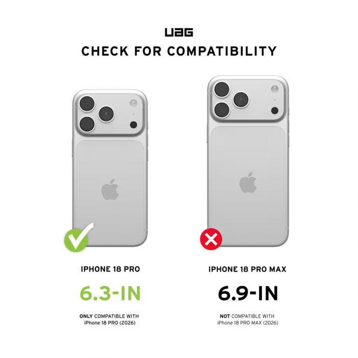 Чохол UAG для iPhone 18 Pro, Monarch Pro Magsafe VEIL, Ice