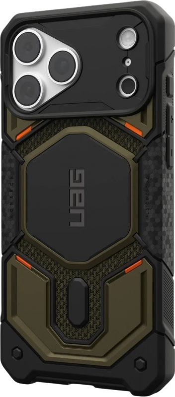 Чохол UAG для iPhone 18 Pro Max, Monarch Pro Magsafe, Kevlar Element Green