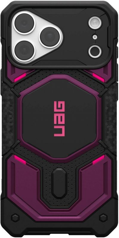 Чохол UAG для iPhone 18 Pro Max, Monarch Pro Magsafe, Deep Purple Synth