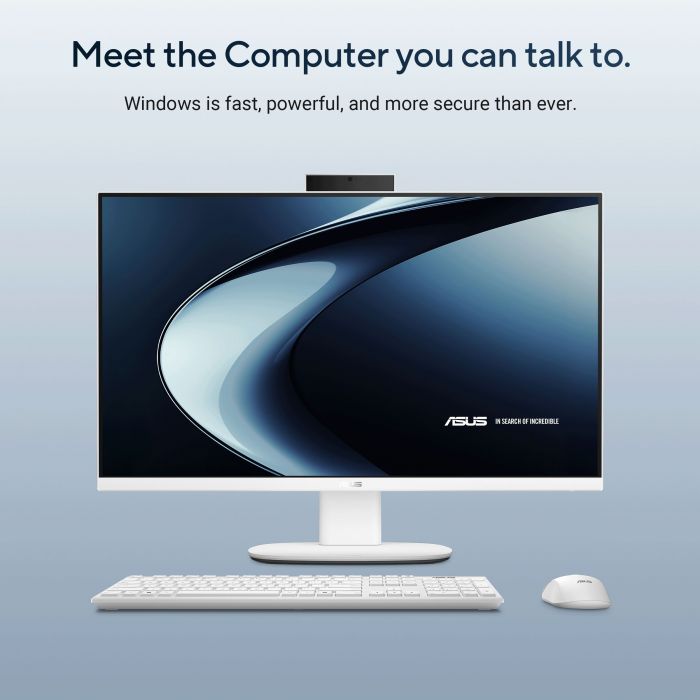 Комп'ютер персональний моноблок ASUS V440VA-WPC0510 23.8" FHD AG, Intel i3-1315U, 8GB, F256GB, UMA, WiFi, кл+м, без ОС, білий