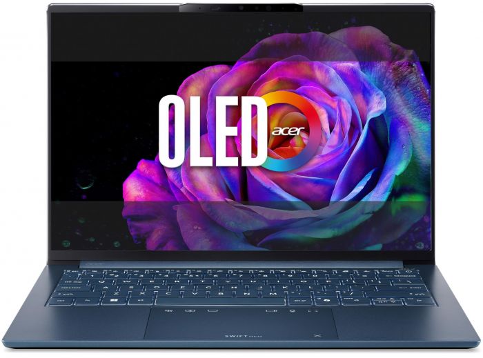 Ноутбук Acer Swift Go 14 AI SFG14-I71 14" WUXGA OLED, Intel U7-355, 16GB, F512GB, UMA, Win11, синій