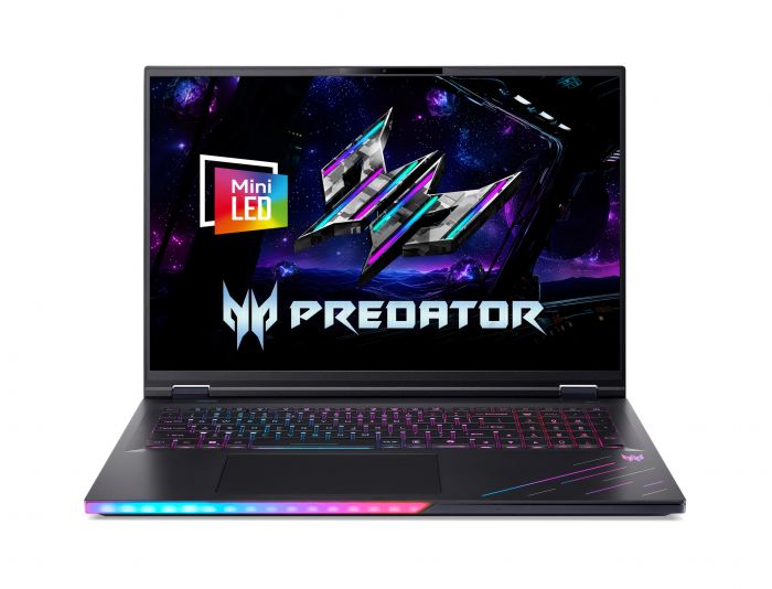 Ноутбук Acer Predator Helios 18 AI PH18-I71 18" WQXGA IPS, Intel U9-290HX, 32GB, F1TB, NVD5080-16, Win11, чорний