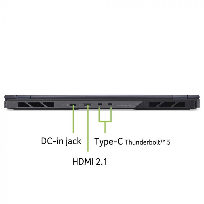 Ноутбук Acer Predator Helios 18 AI PH18-I71 18" WQXGA IPS, Intel U9-290HX, 32GB, F1TB, NVD5080-16, Win11, чорний