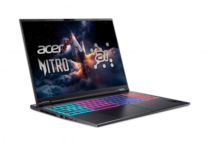 Ноутбук Acer Nitro 16S AN16S-61 16" WUXGA IPS, AMD R9-365, 32GB, F1TB, NVD5060-8, Lin, чорний