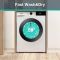 Прально-сушильна машина Gorenje фронтальна, 8(5)кг, 1400, A+, 51см, дисплей, пара, інвертор, білий