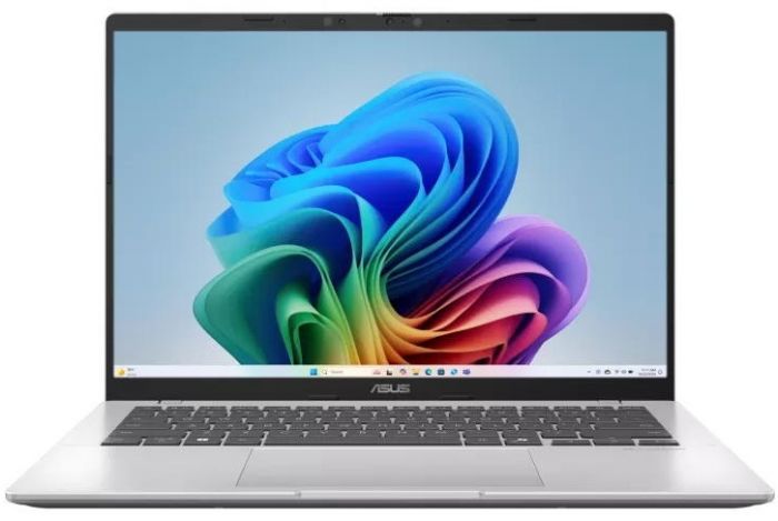 Ноутбук ASUS Vivobook 14 X1407QA-LY154W 14" WUXGA IPS, Qualcomm X X1 26 100, 8GB, F256GB, UMA, Win11, Сріблястий