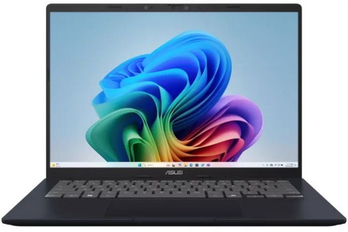 Ноутбук ASUS Vivobook 14 X1407QA-LY153W 14" WUXGA IPS, Qualcomm X X1 26 100, 8GB, F256GB, UMA, Win11, Блакитний