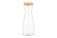 Графин Ardesto з кришкою, 1000 мл, боросилікатне скло