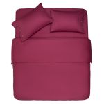 Простирадло на резинці Ardesto Mix&Match, 180x200+30см, 100% бавовна, сатин, ягідний