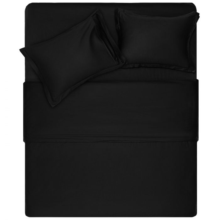 Підковдра Ardesto Mix&Match Premium, 200х220см, 100% бавовна, сатин, чорний