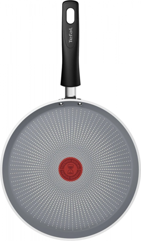 Сковорода млинцева Tefal Halo EUCALYPTUS, 25см, алюміній, бакеліт, сірий