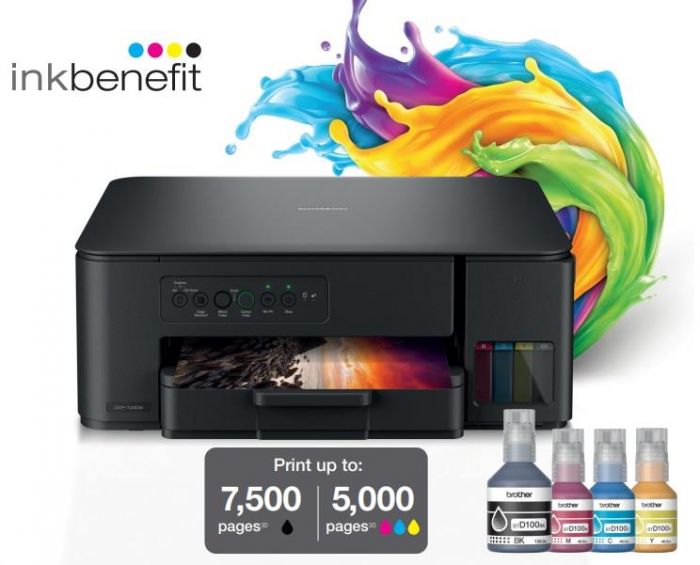 БФП ink color А4 Brother DCP-T430W 16_9 ppm USB Wi-Fi 4 inks СБПЧ