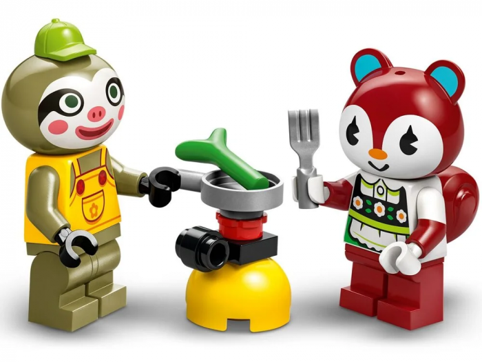 Конструктор LEGO Animal Crossing Садова крамниця і караван, що належать Leif