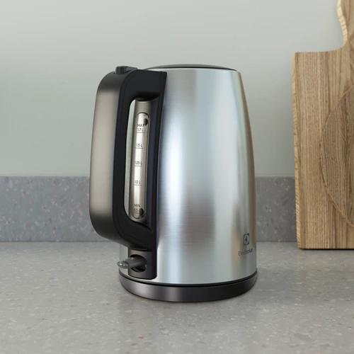 Електрочайник Electrolux 1.7л, Strix, метал, нерж. сталь
