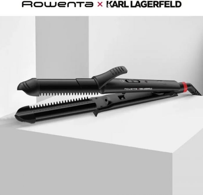 Мультистайлер Rowenta Karl Lagerfeld Fashion Stylist 3в1, >66Вт, >200С, 2 режими, кераміка, чорний