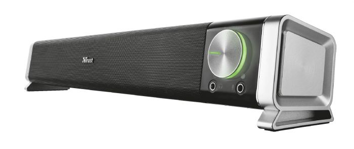 Акустична система Trust Asto Саундбар, USB/AUX, чорний