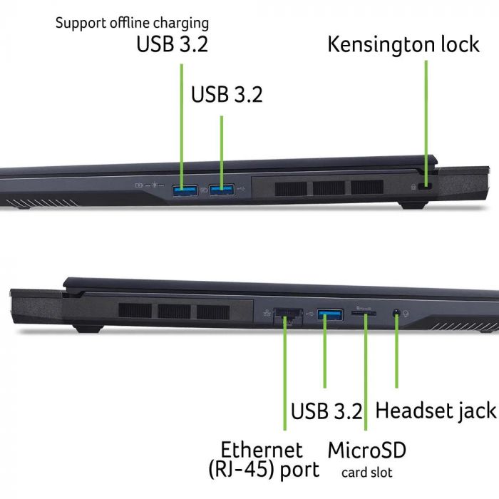 Ноутбук Acer Predator Helios Neo 16 PHN16-I31 16" WUXGA IPS, Intel i7-14650HX, 32GB, F1TB, NVD5050-8, Lin, чорний