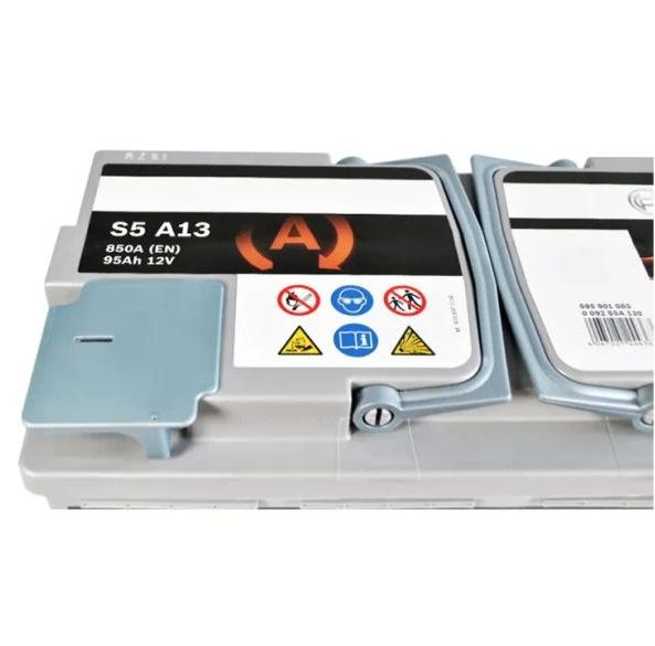 Акумулятор Bosch S5 AGM 12В 95А·год 850А R+ (0 092 S5A 130)