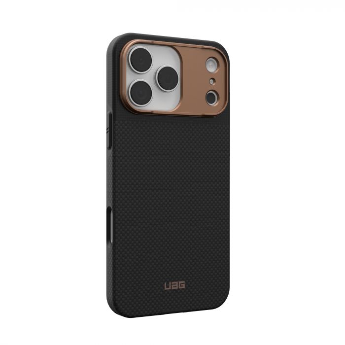 Чохол UAG для iPhone 17 Pro Max, Fibr Armr Magsafe, Kevlar Graphite/Bronze