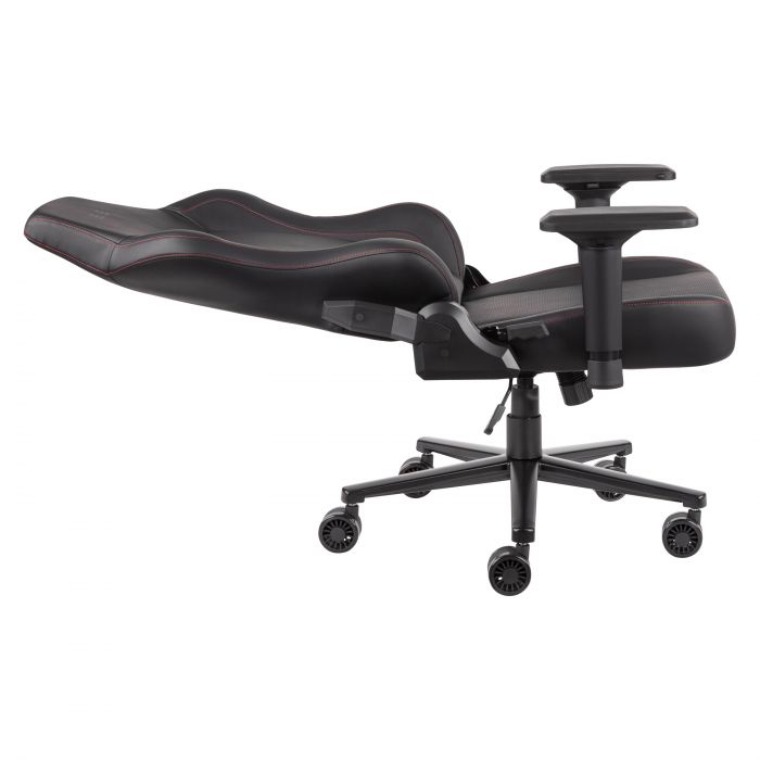Крісло 2E GAMING BASAN II, ПУ шкіра, 4D-Armrests, чорно-червоний