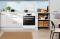 Плита Hansa комбінована, 77л, 60x60см, дисплей, конвекція, чавун, білий