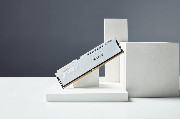 Пам'ять ПК Kingston DDR5  16GB 6000 FURY Beast EXPO Білий