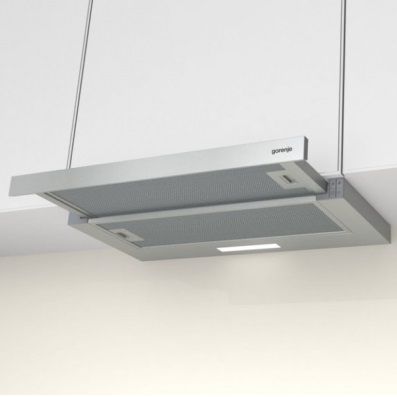 Витяжка Gorenje телескопічна, 60см, 350м.куб/год, нерж