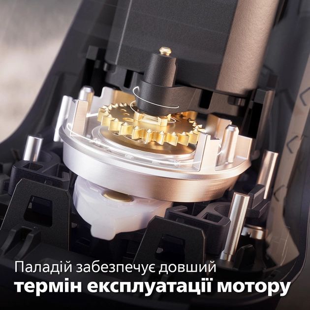 Бритва електр. Philips роторна Series 7000, 9Вт,  бритв.головок-3, Li-Ion, сух.+волог., тример, чохол, Bt., сіро-синій
