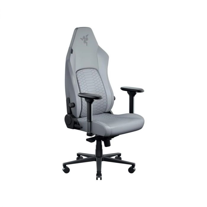 Крісло Razer Iskur V2 NewGen, EPU шкіра з CoolTouch™, 4D-Armrests, сірий світлий