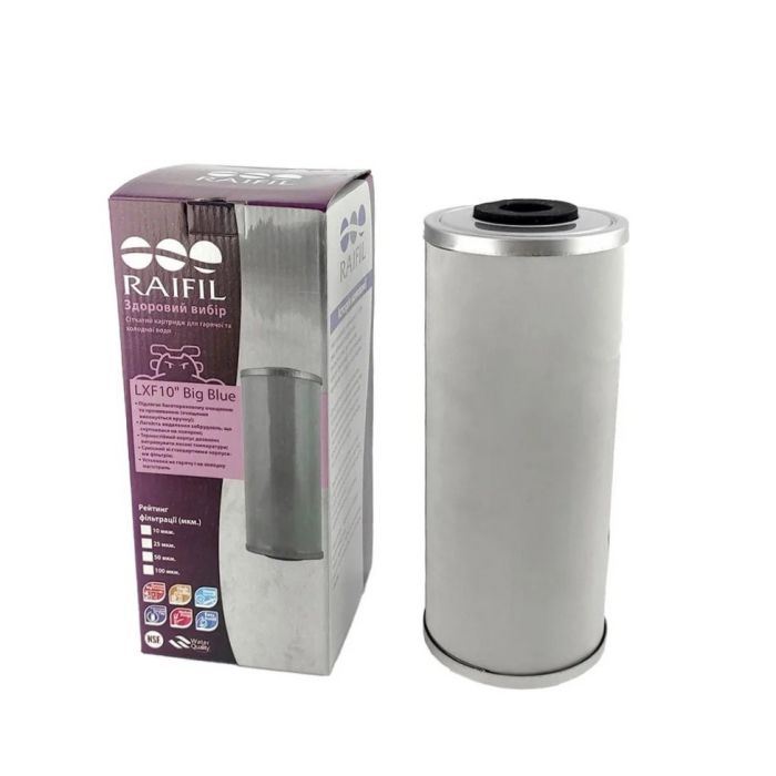 Картридж сітчастий Raifil BB10 4.5х10" нержавіюча сталь 25мкм