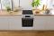 Плита Gorenje електрична склокерамічна, 70л, 50x60см, дисплей, приготування з паром, програматор, білий