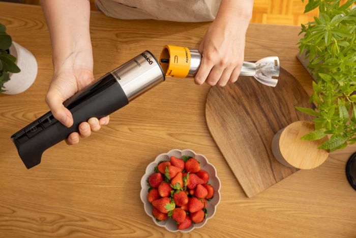 Блендер Gorenje заглибний 1200Вт, 3в1, чаша-800мл, чорний