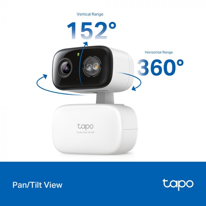 IP-Камера TP-LINK Tapo C216 3MP N300 microSD motion detection. зовнішня/внутрішня, AI