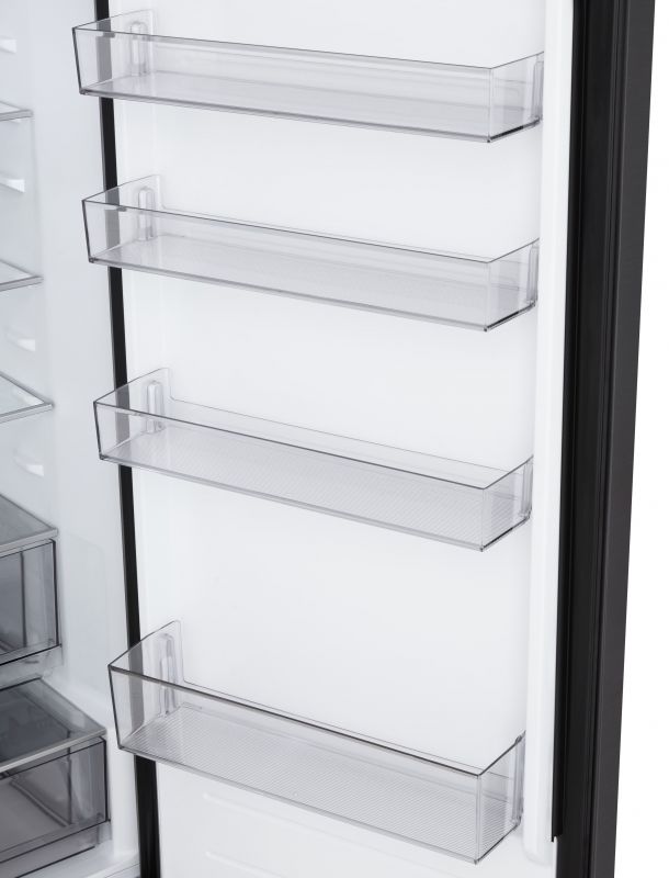 Холодильник LG з нижн. мороз., 203x60х68, холод.відд.-262л, мороз.відд.-113л, 2дв., E, NF, інв., диспл зовн., Fresh Сonverter, чорний