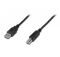 Кабель DIGITUS USB-A > USB-B синхронізації, 1.8м, чорний