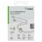 Кабель Belkin USB-C > USB-C заряджання/синхронізації 60Вт PD, 1м, плетений, силіконовий, з ремінцем на магніті, білий