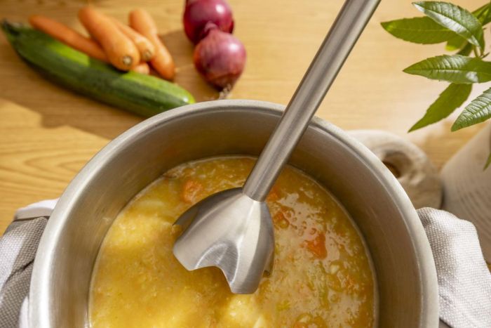 Блендер Gorenje заглибний 1500Вт, 3в1, чаша-2,2л, подрібнювач, шинковка, чорний