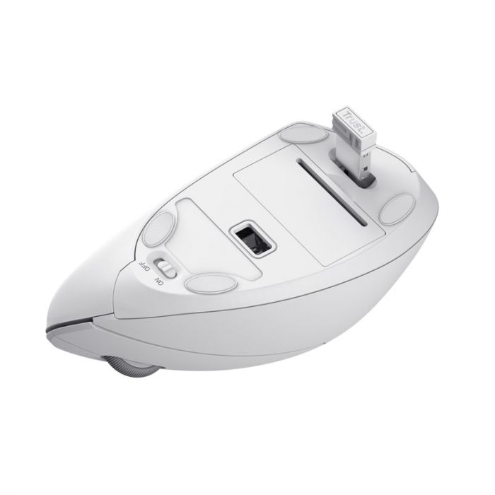 Миша Trust Verto Ergonomic, WL, білий