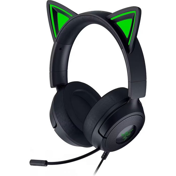 Гарнітура Razer Kraken Kitty V3 X, mini-jack, 1.3м, чорний