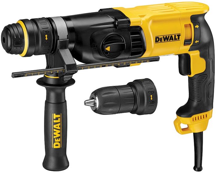 Перфоратор DeWalt SDS-Plus 800Вт 2.8Дж 0-5540уд/хв 0-1500об/хв 3 режими кейс 3кг
